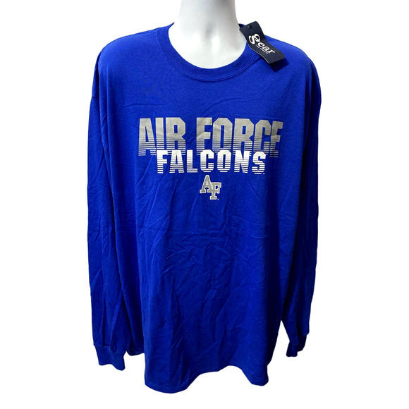 NWT United States Air Force Falcons NCAA~ Gear for Sports T Shirt Adult XXL Blue - Picture 1 of 10